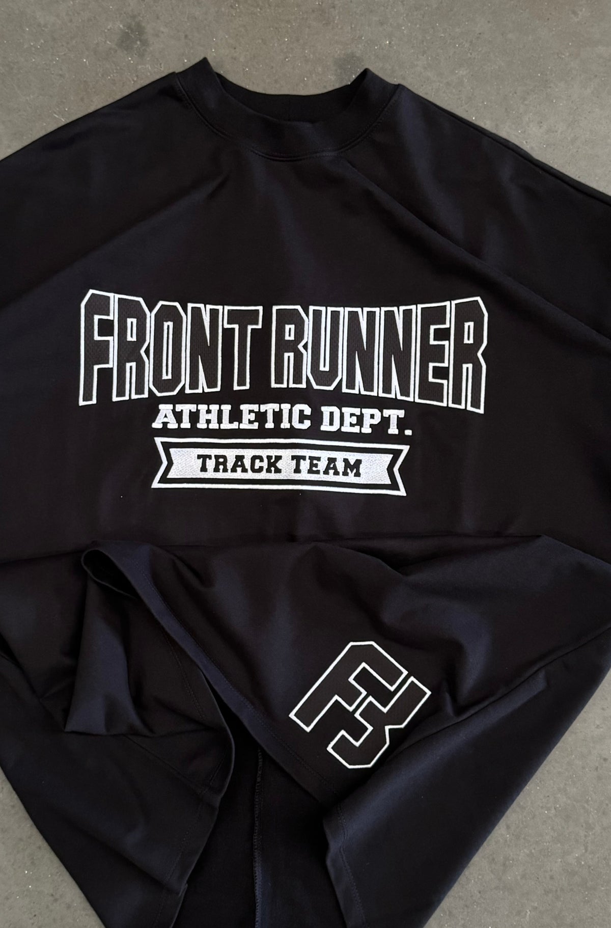 Athletic Department Tee - Black & White - Hover