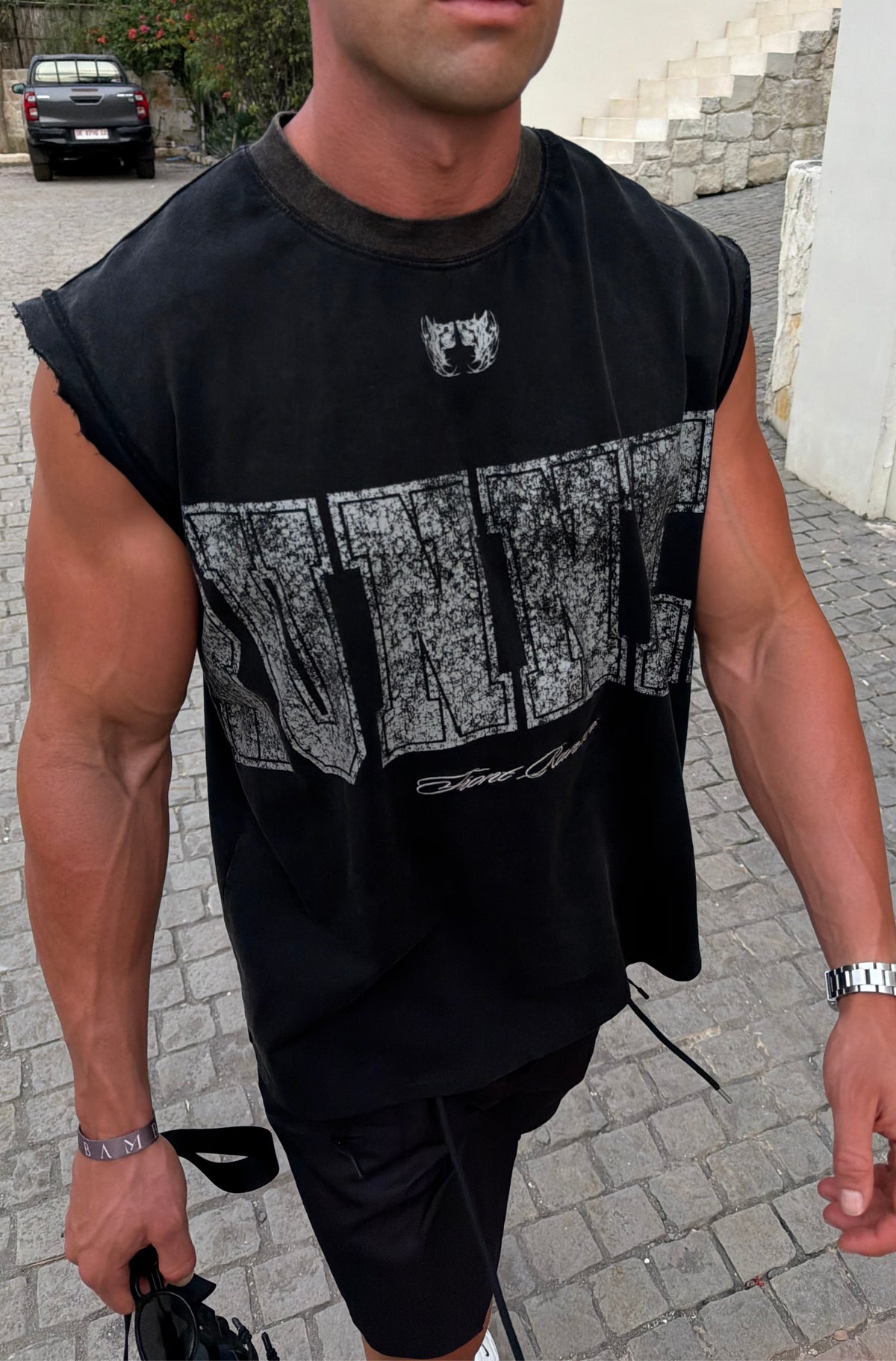 Essence Tank Washed Black [men]