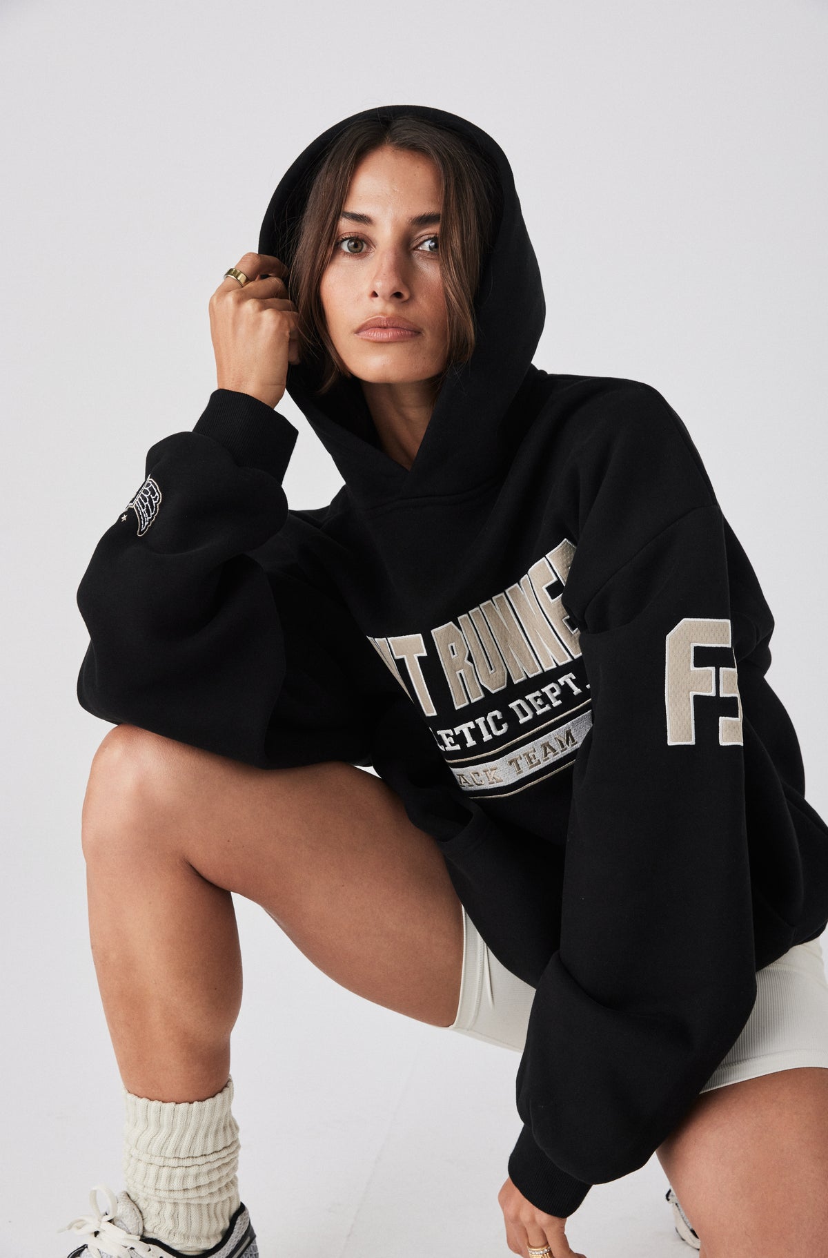 Athletic Department Hoodie - Black Malt