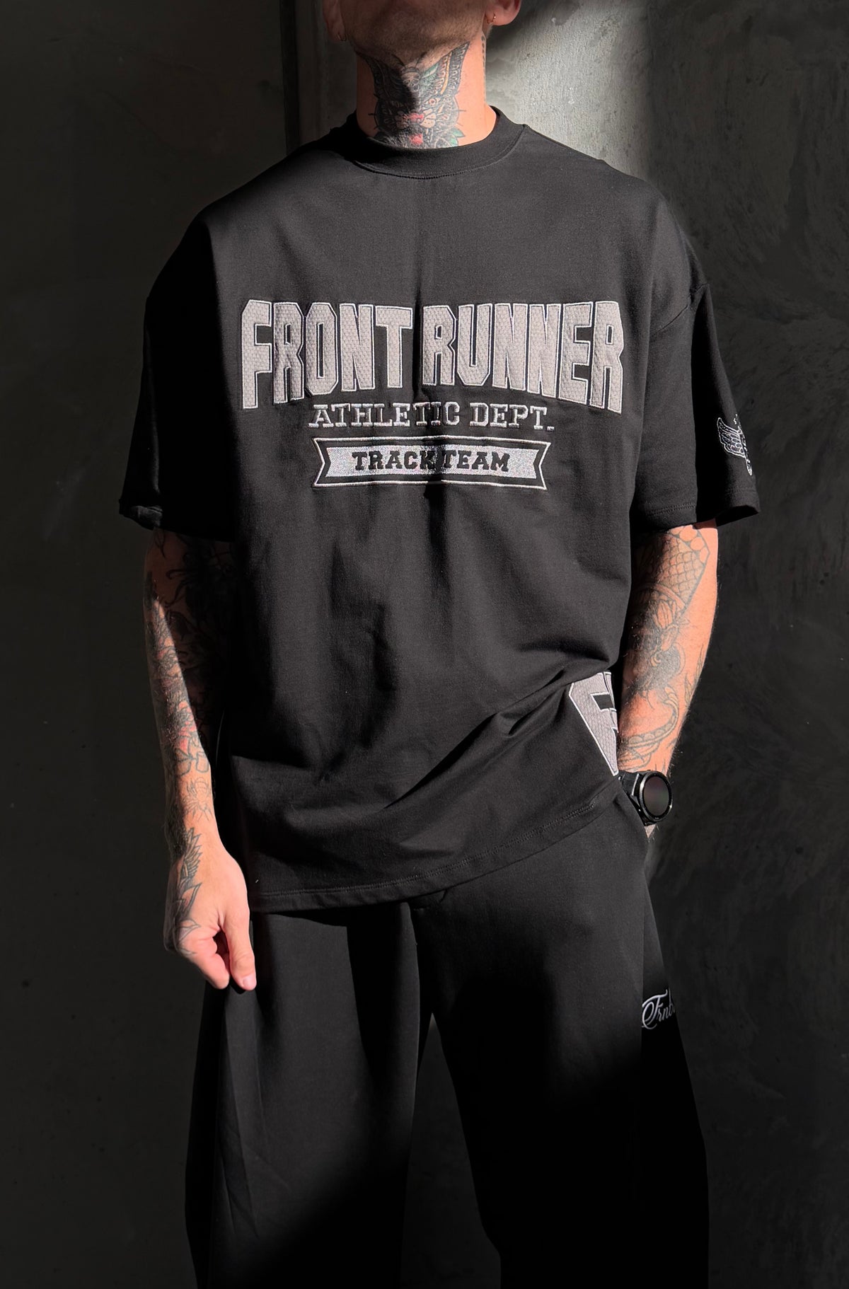 Athletic Department Tee Graphite [women]