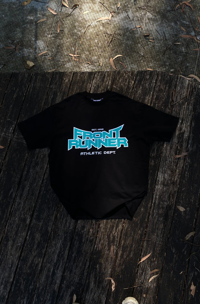 Signal Tee - Black Tiffany