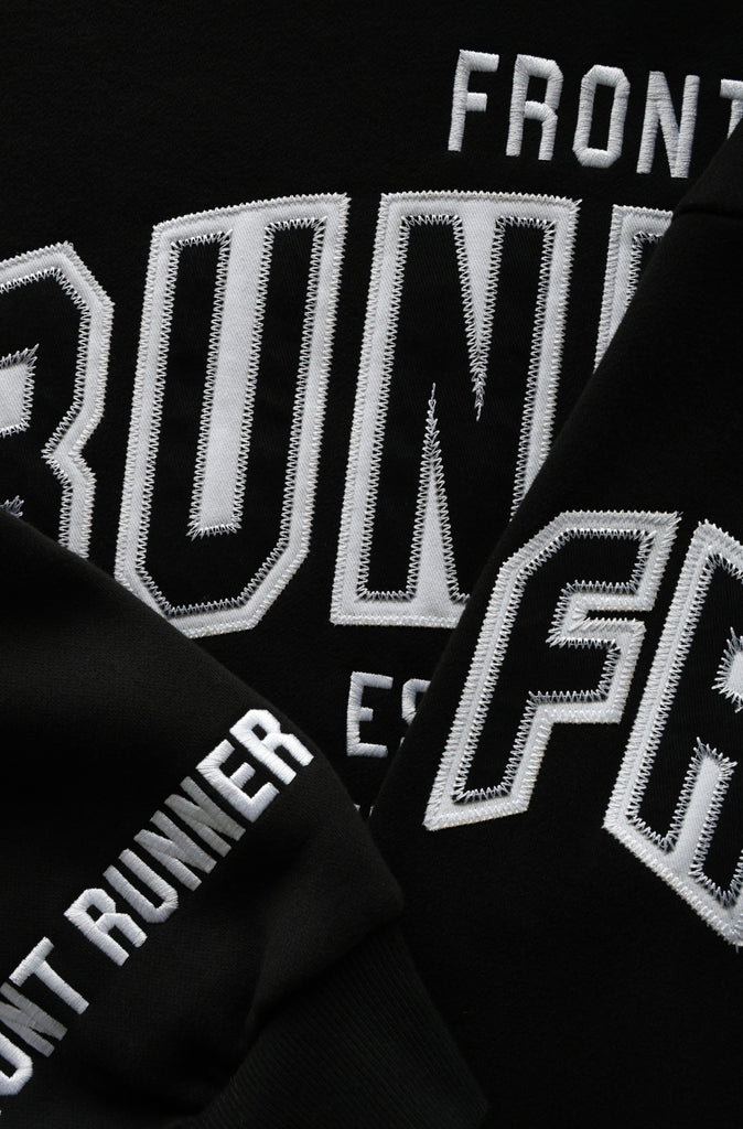 Classic Front Hoodie Black