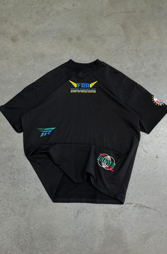 Logo Aviation Tee - Black