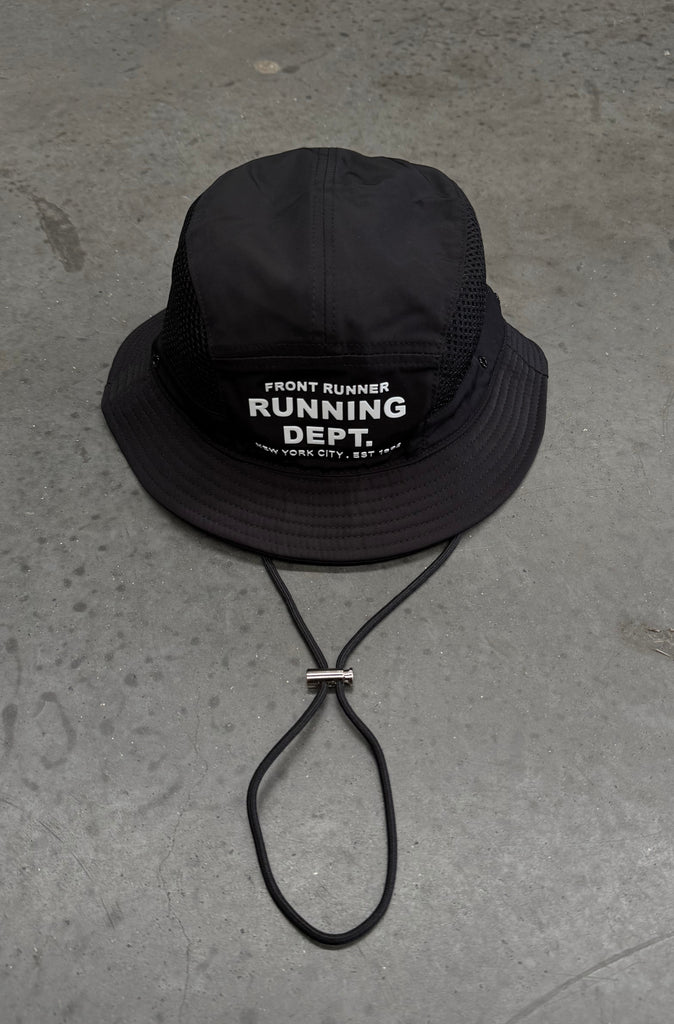 Running Dept Bucket Hat - Black