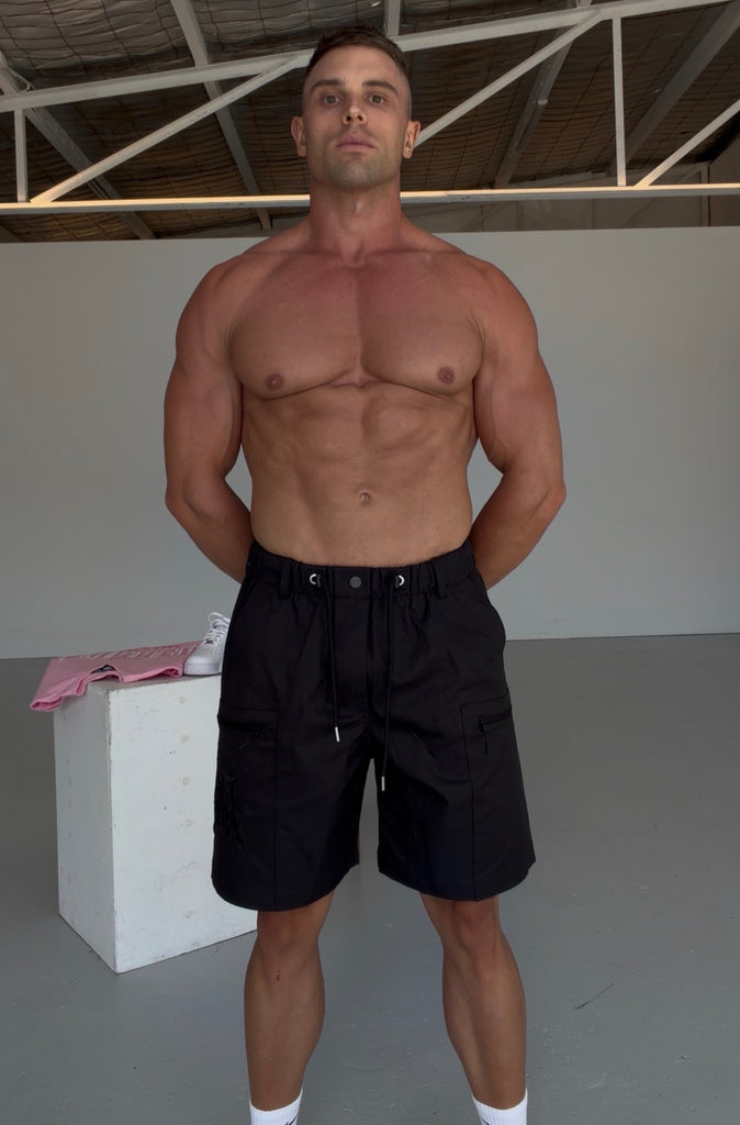 Onyx Cargo Short - Black