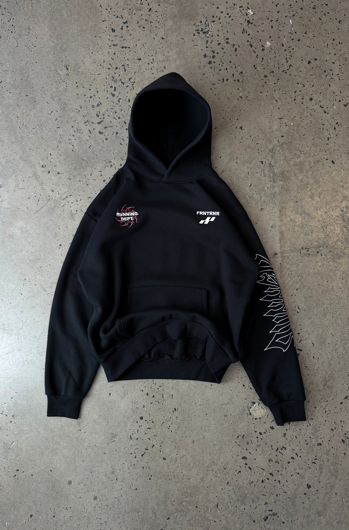 Fracture Hoodie - Black