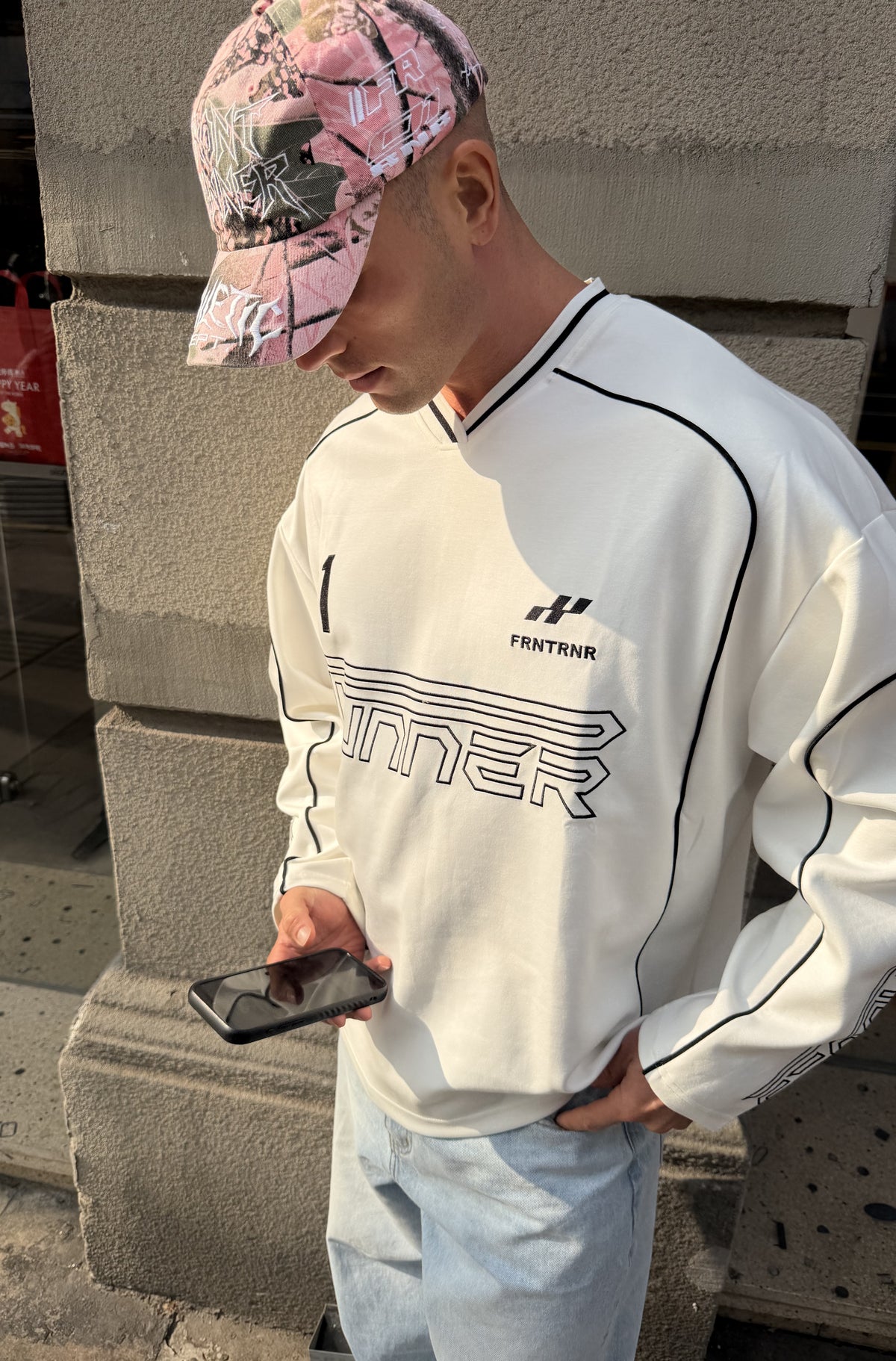 Striker L/S Jersey White [men]