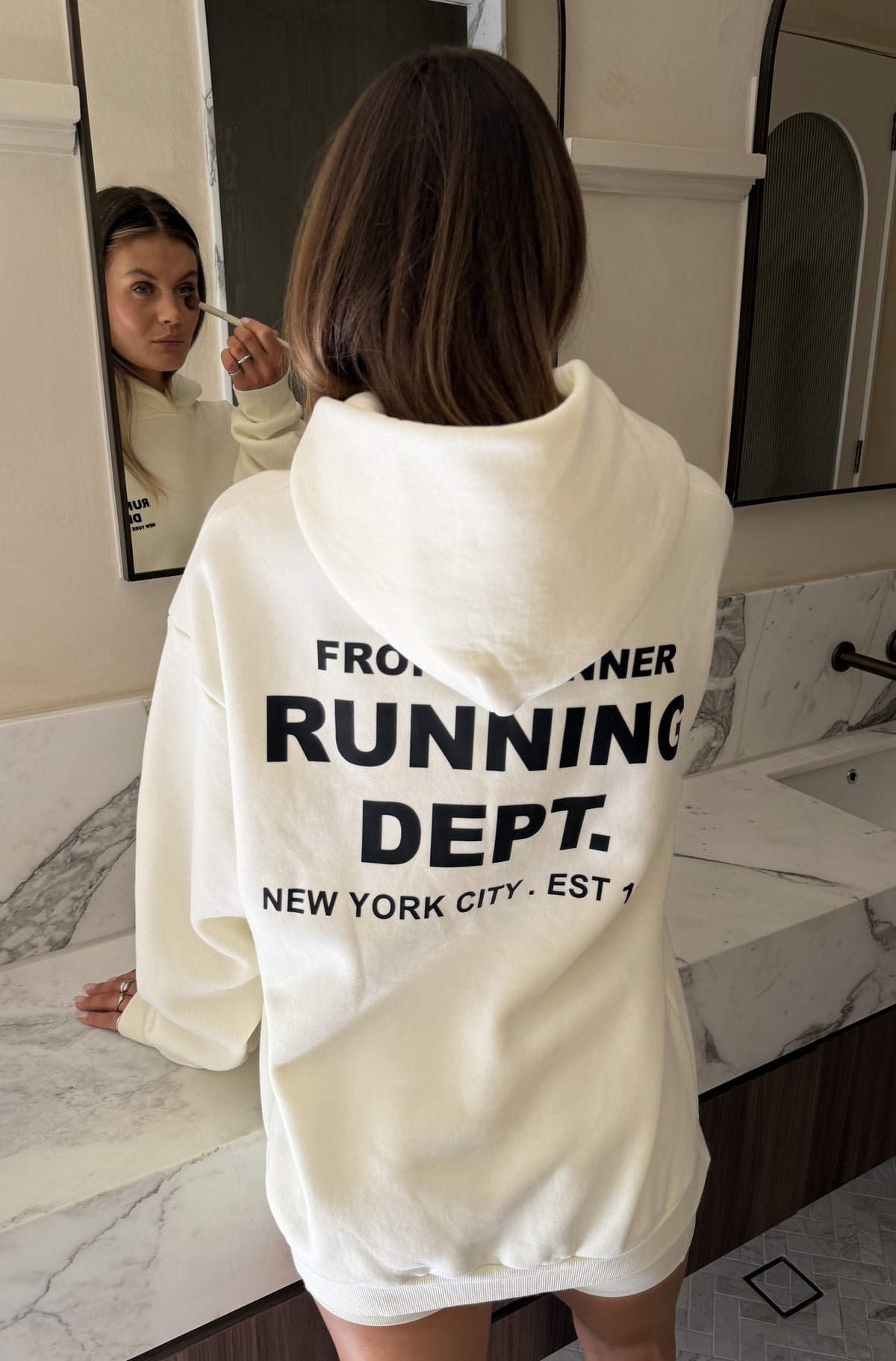 Running Dept Hoodie Vanilla [women]