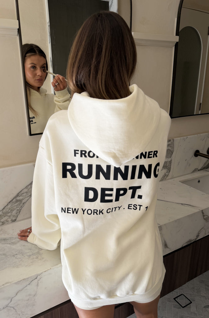 Running Dept Hoodie Vanilla [women]