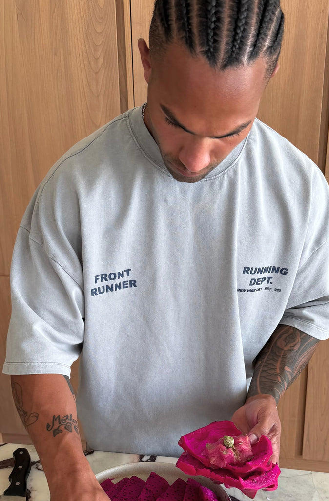Running Dept Tee - Concrete Midnight