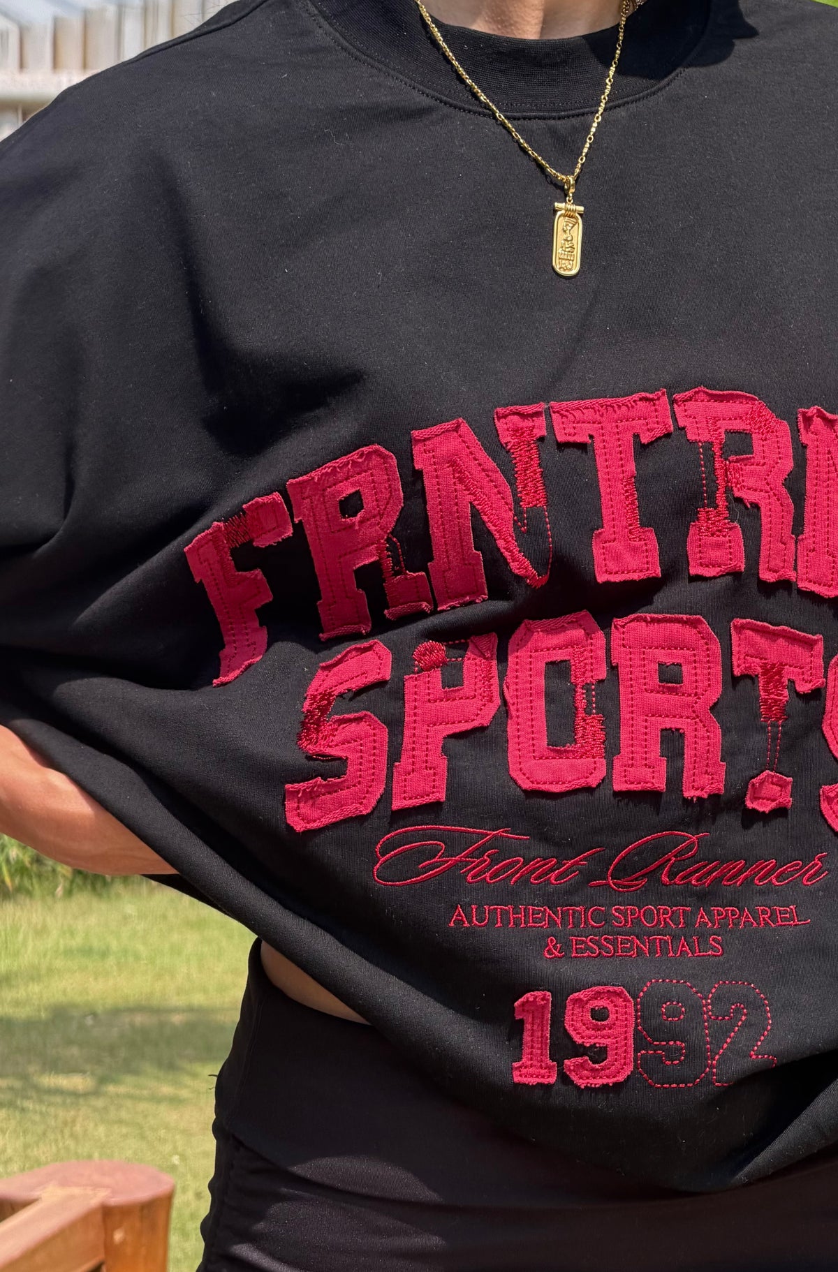 Vintage Apparel Tee Black Scarlet [women]