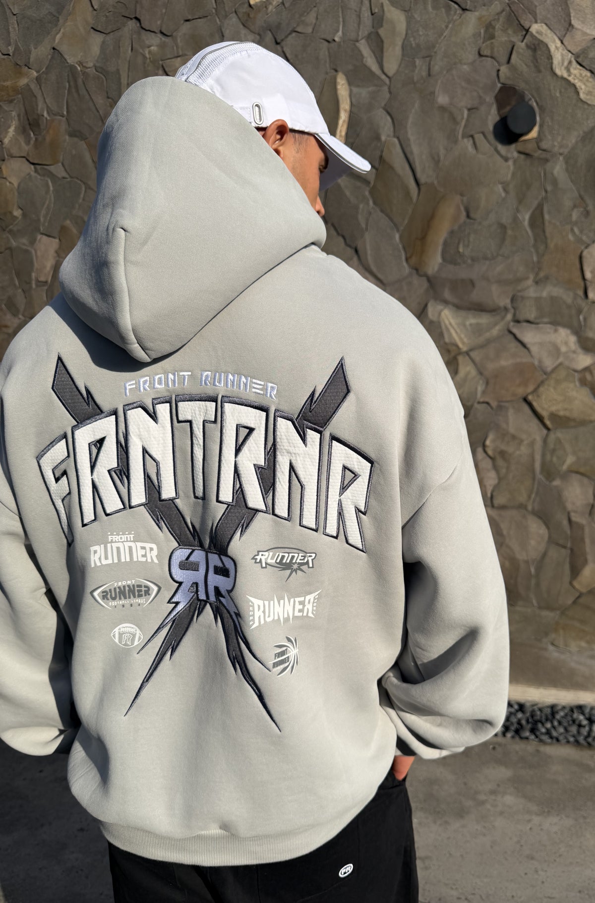 FRNTRNR Bolt Hoodie Grey [men]
