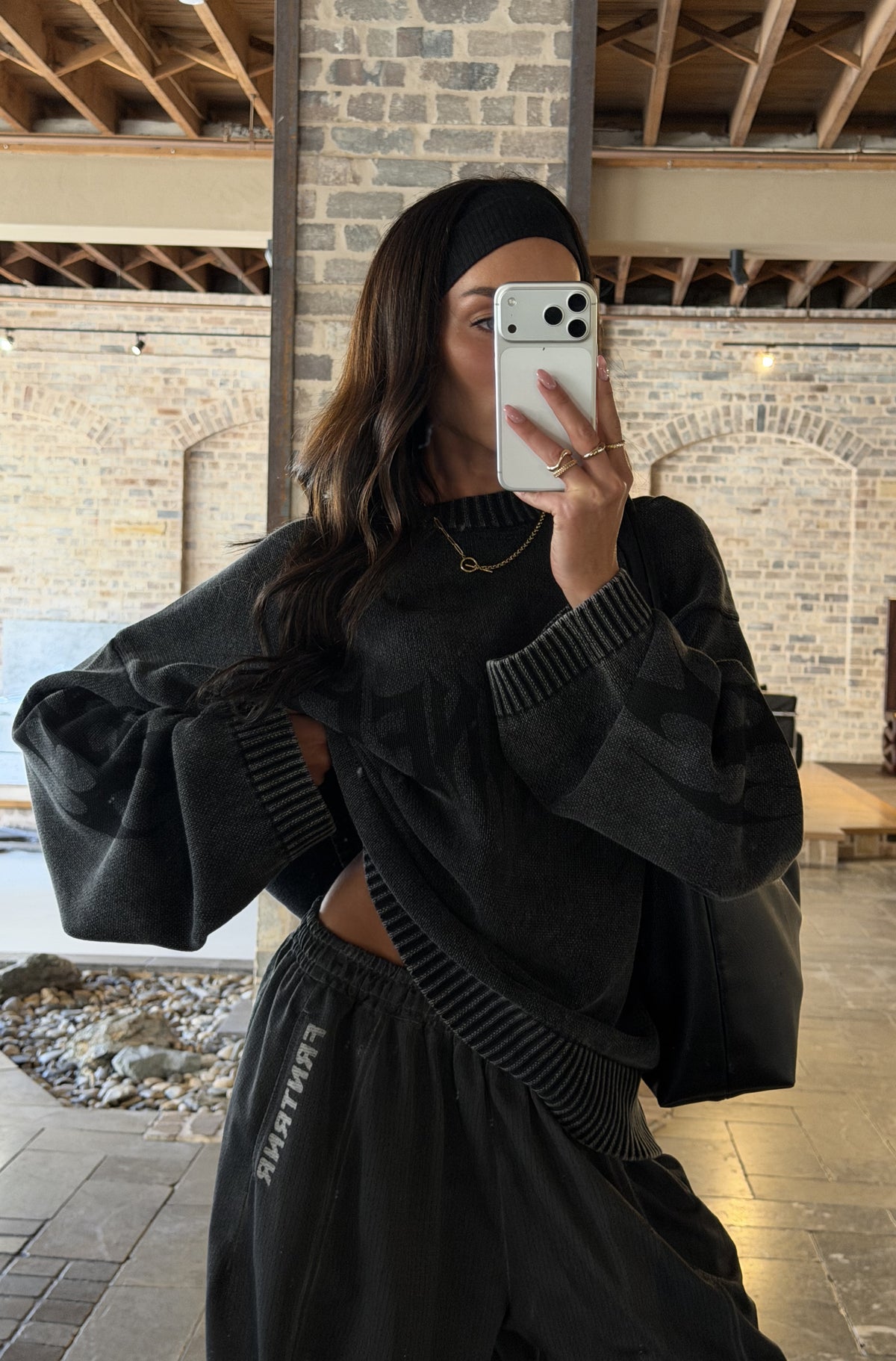 Signal Knit Washed Black [women]