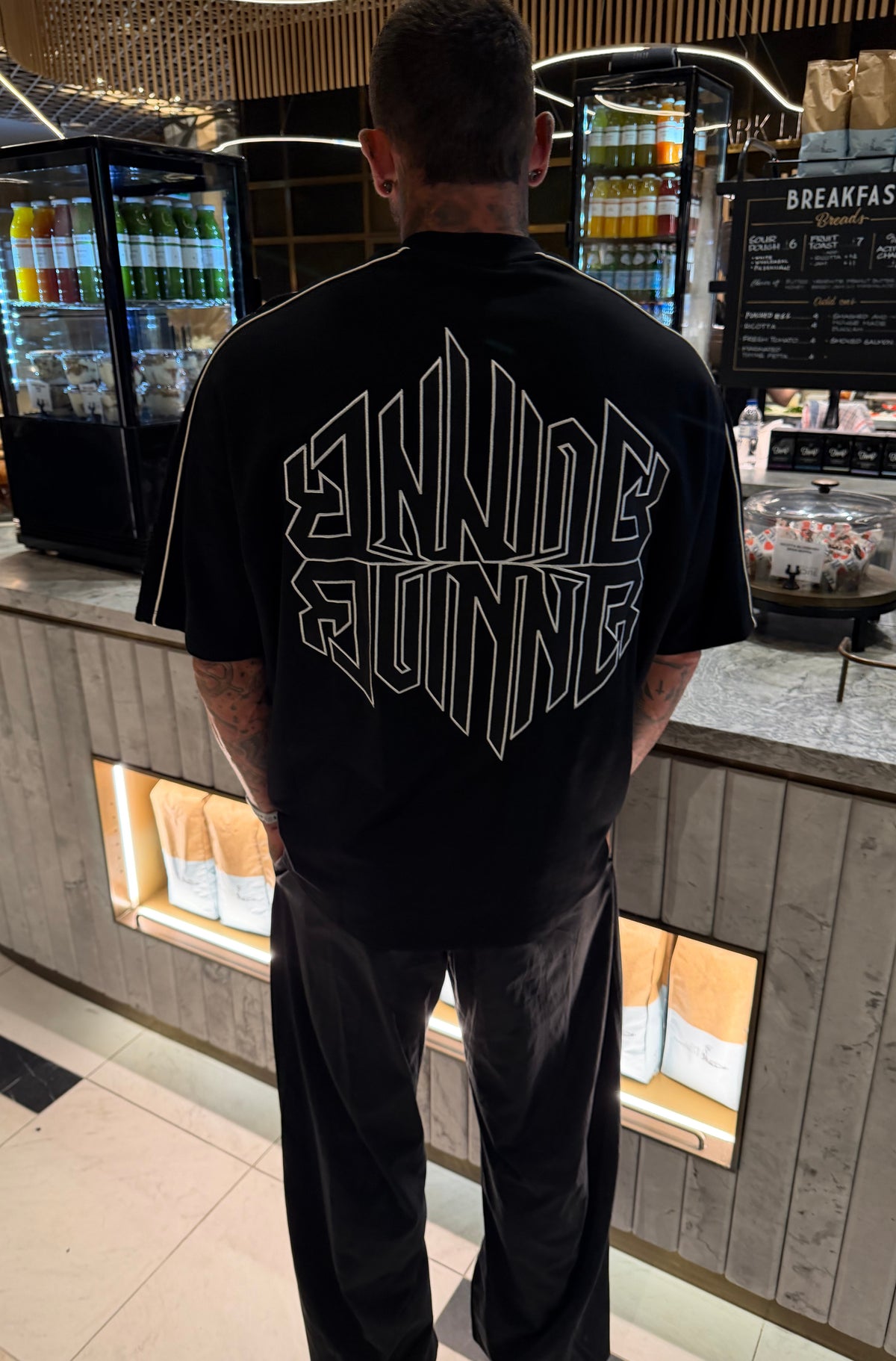 Double Down Tee Black [men]