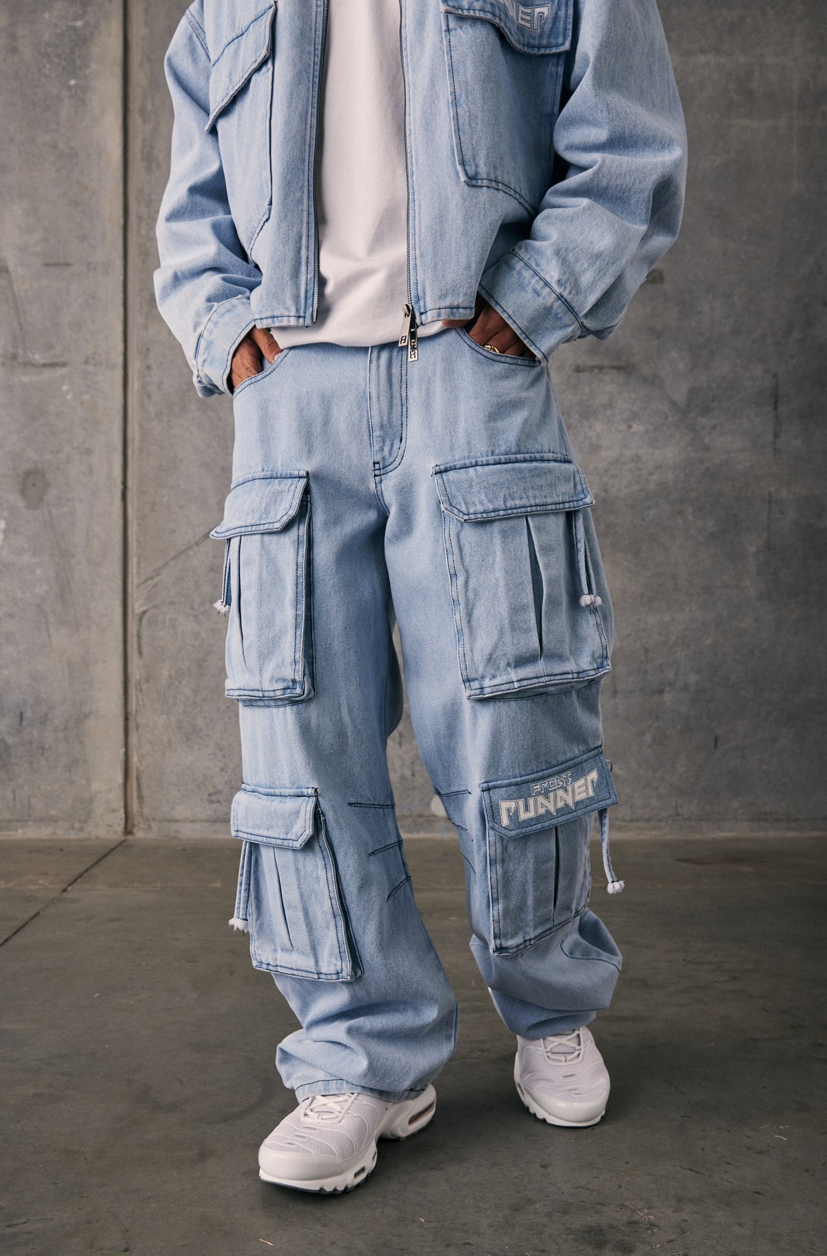 Viper Cargo Pant - Ice Denim