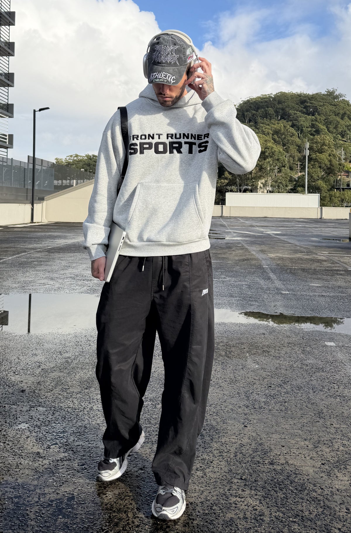 Studio Hoodie Grey Marle [men]