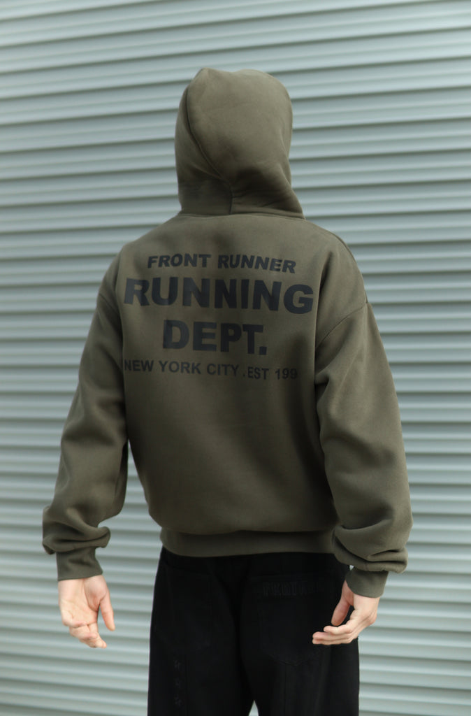 Running Dept Hoodie - Khaki