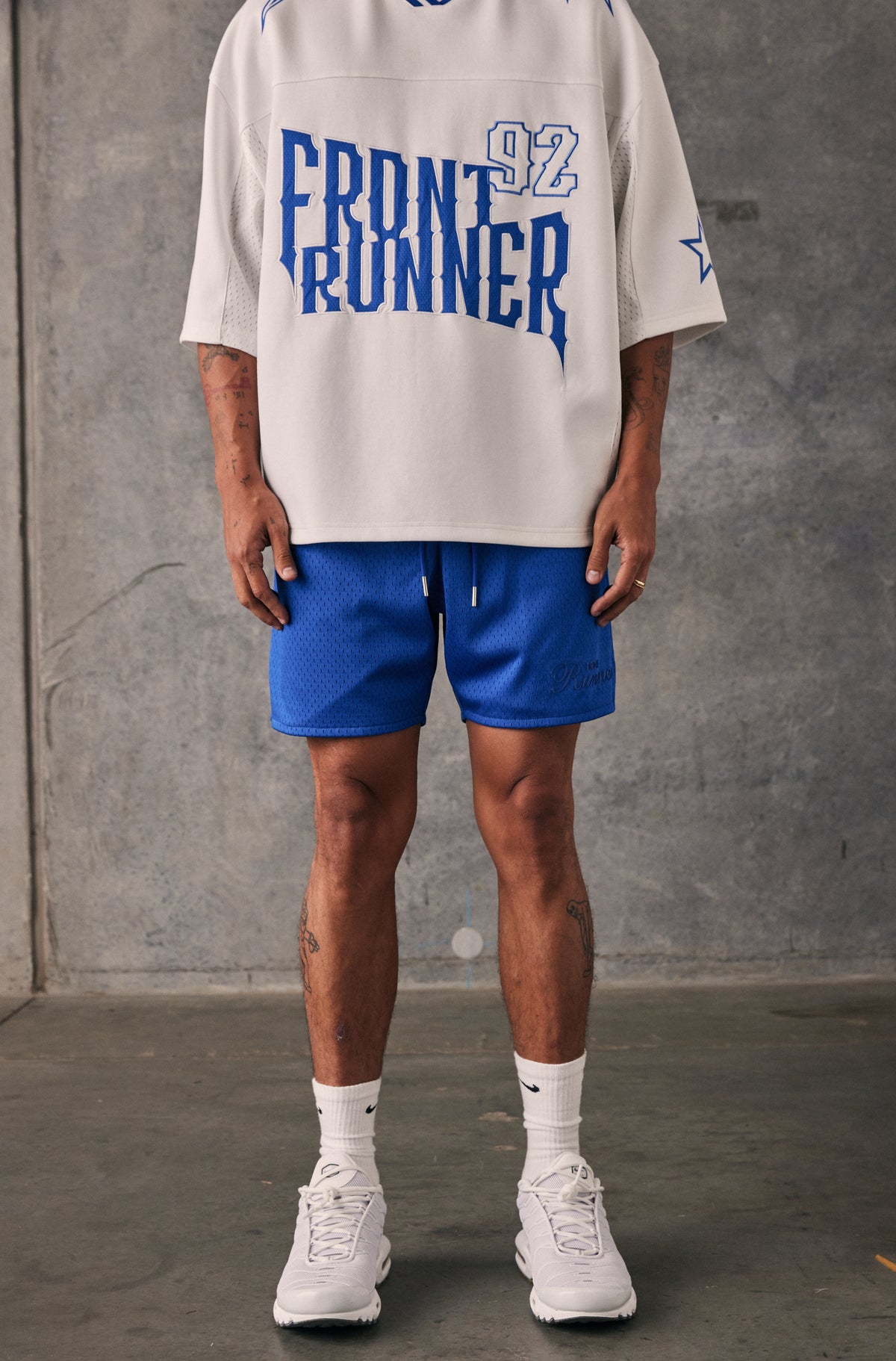 Staple Mesh Shorts - Cobalt - Men