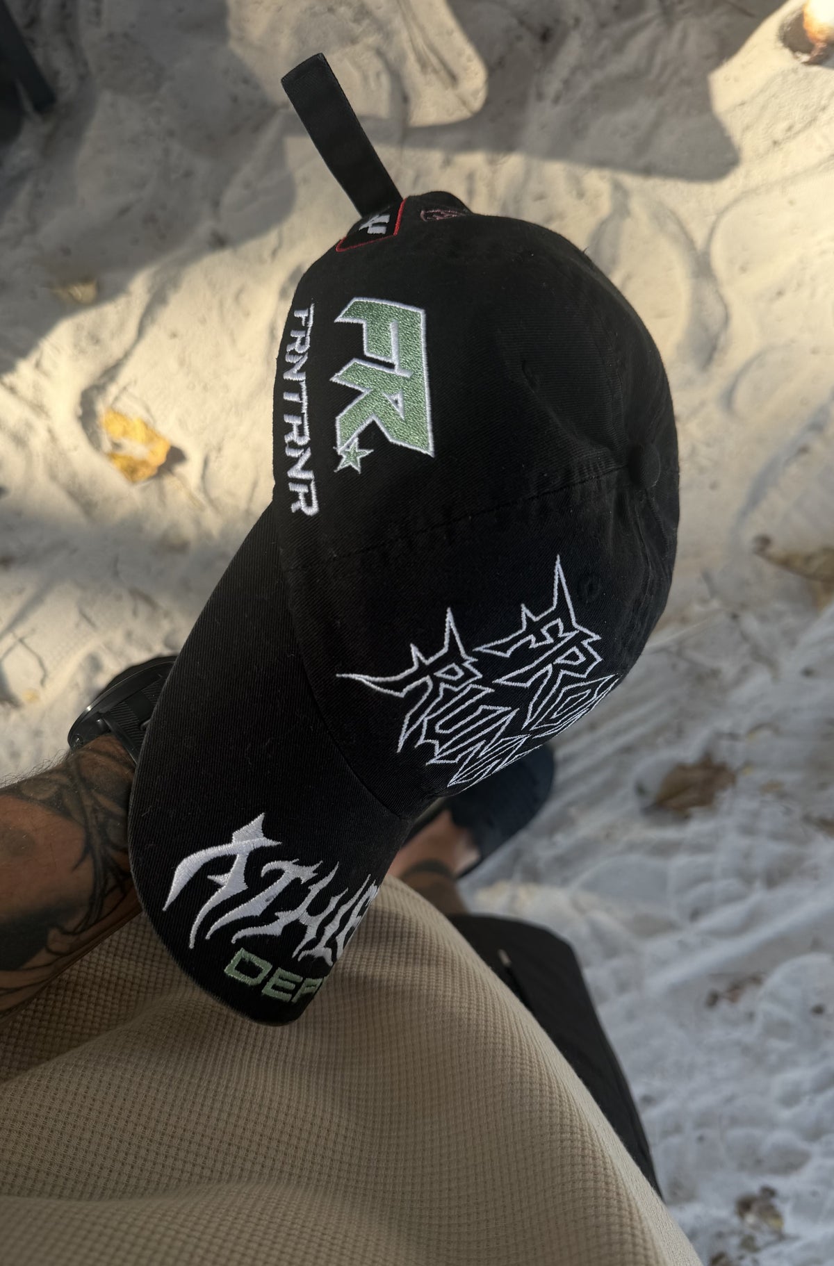 Offset Cap Jet Black
