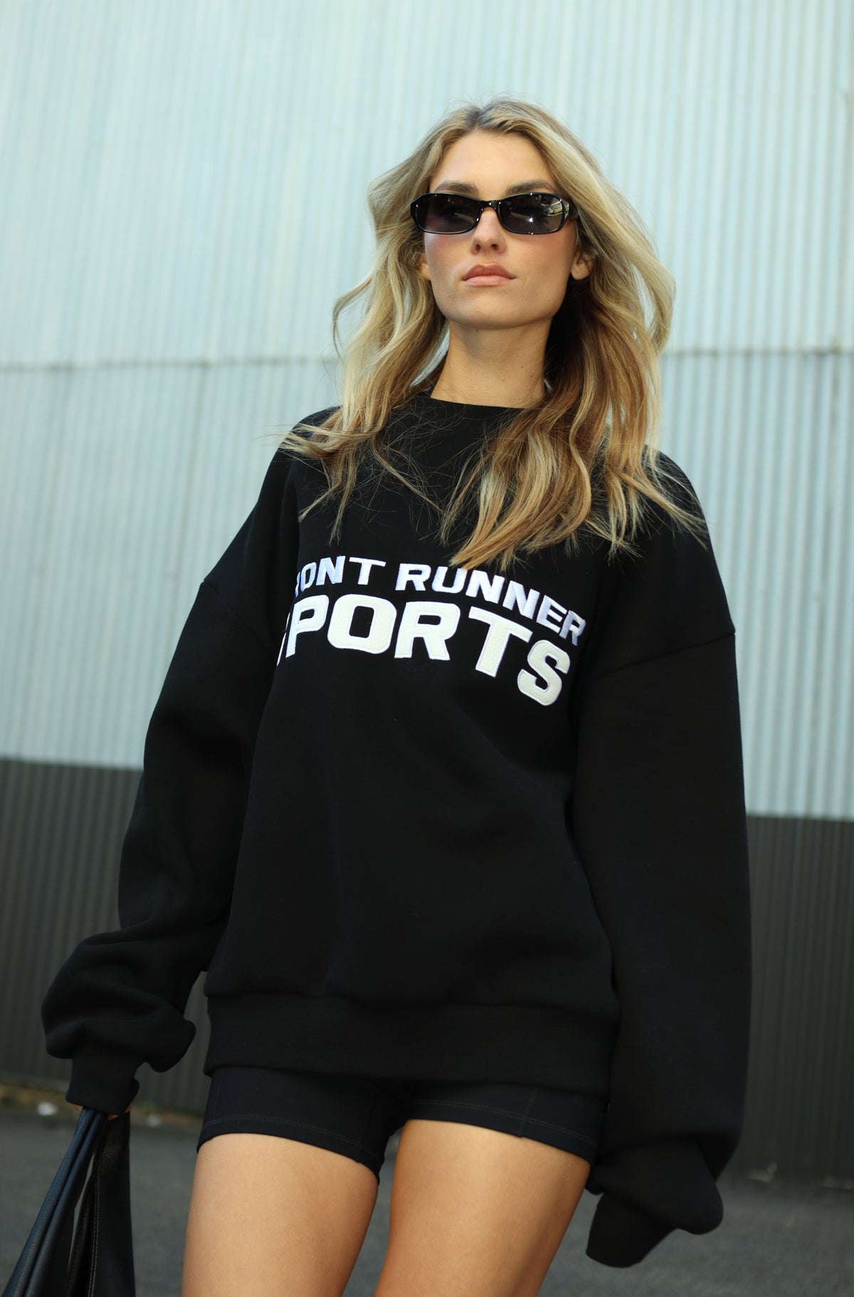 Studio Crewneck - Black - Women