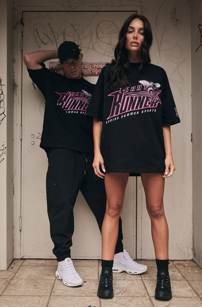 Hornet Tee - Black & Pink