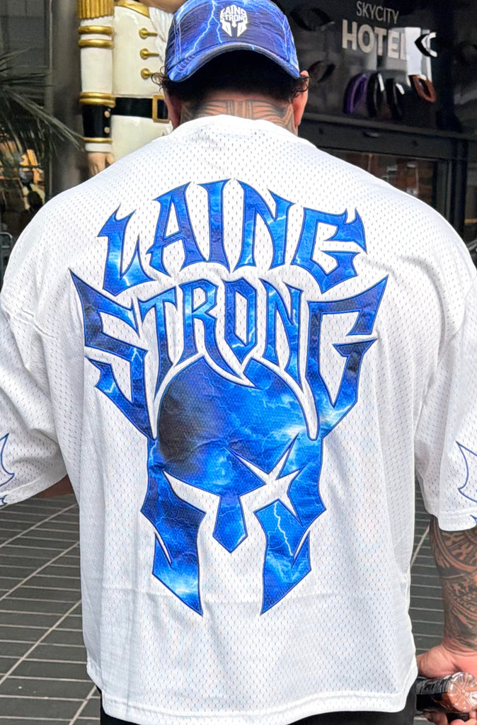 FR X LS Helm Bolt Jersey White Cobalt [women]