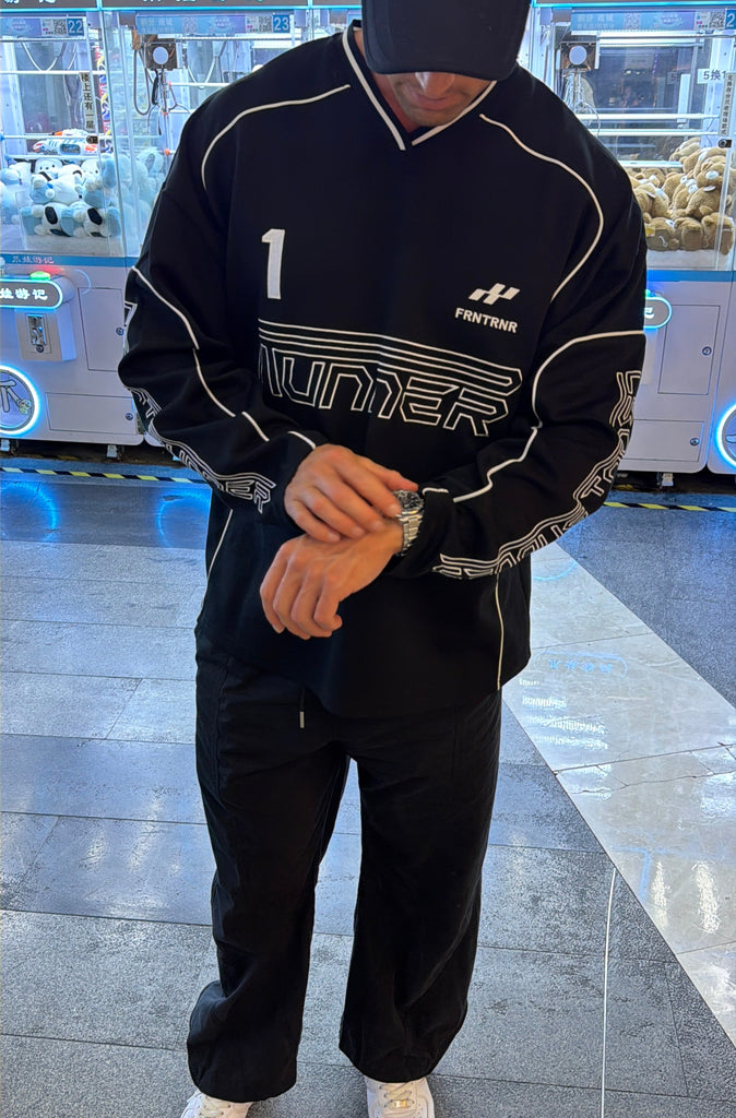 Striker L/S Jersey Black