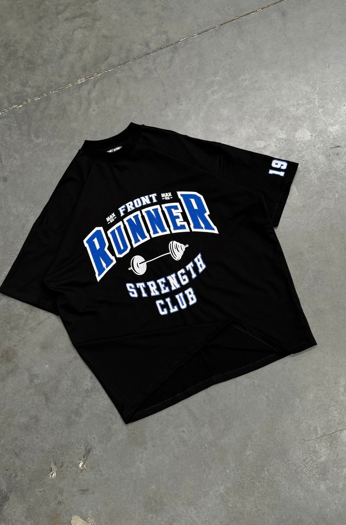 Strength Tee - Sapphire Black - Hover