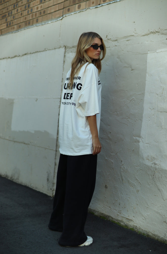 Running Dept Tee - Vanilla