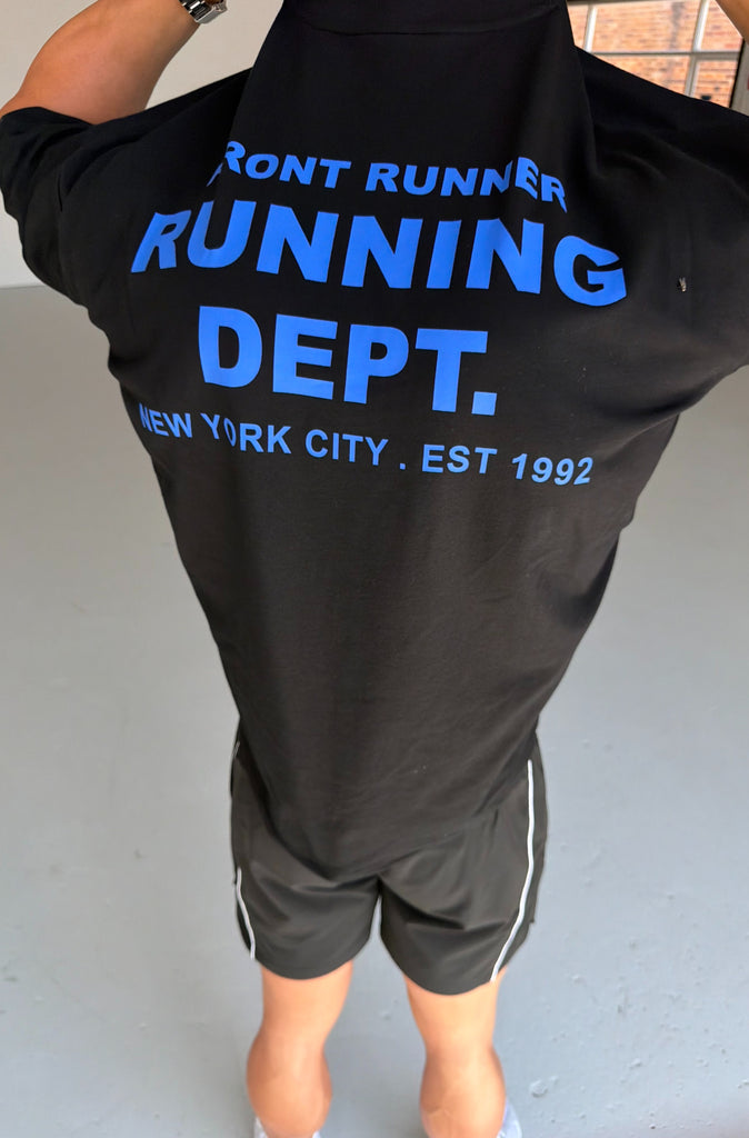 Running Dept Tee - Black Cobalt