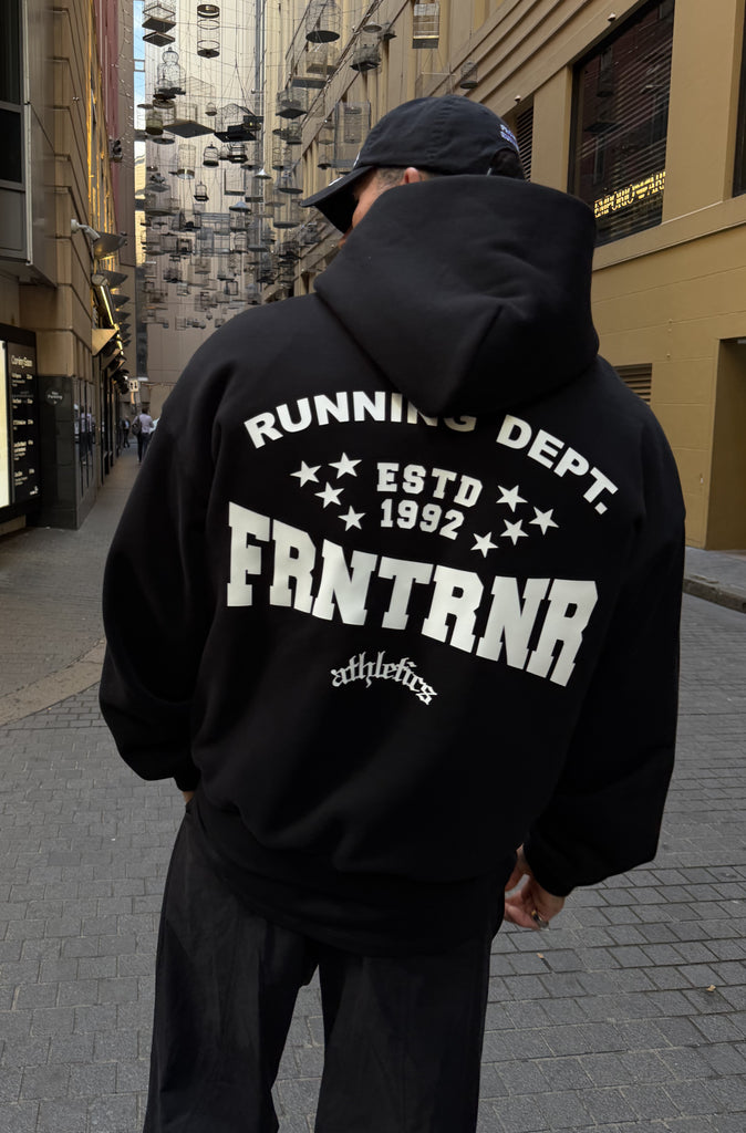 FRNTRNR ESTD Hoodie Black