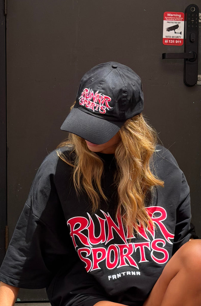 Runner Sports Cap Black