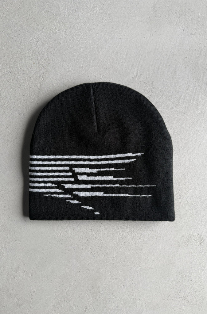 Road Runner Skull Beanie Black