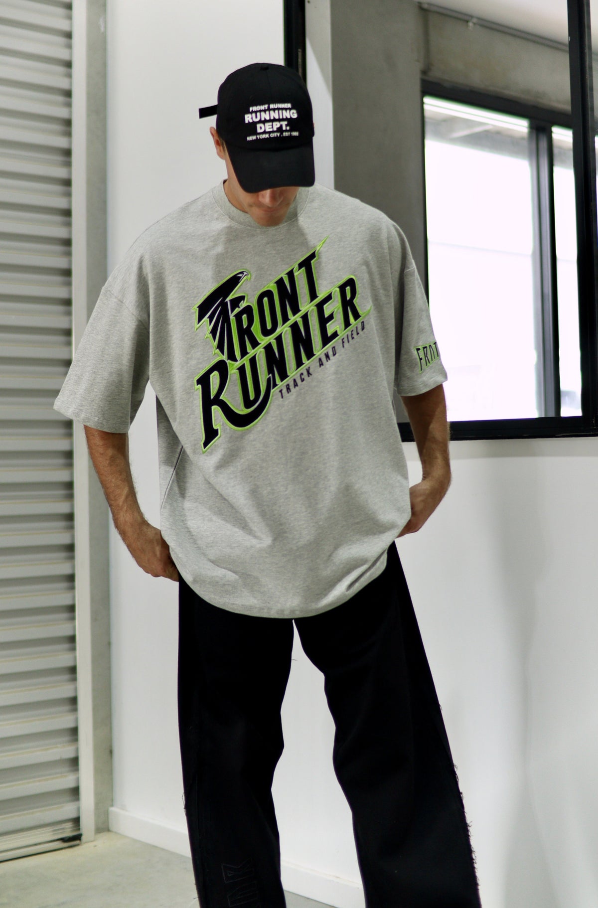 T&F Tee - Grey Lime