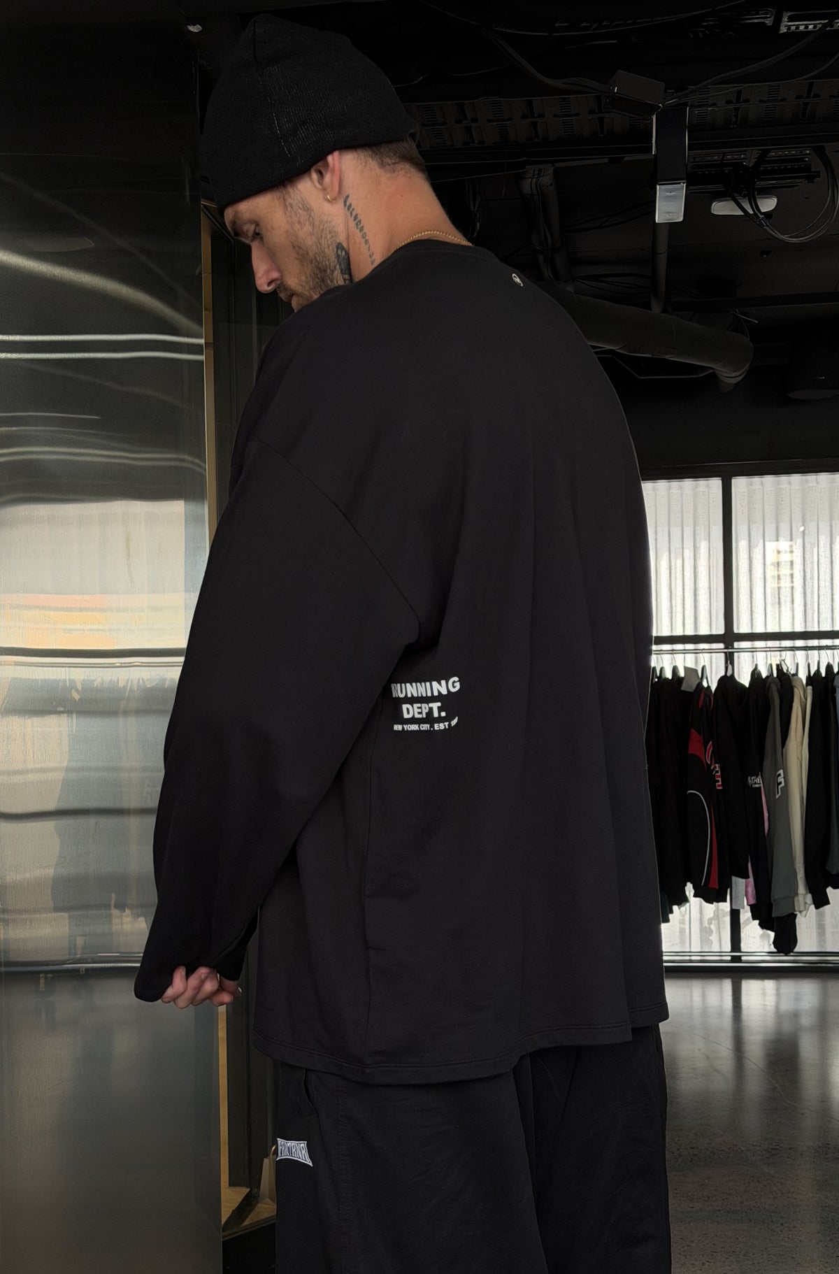 FRNTRNR L/S Tee Black [men]