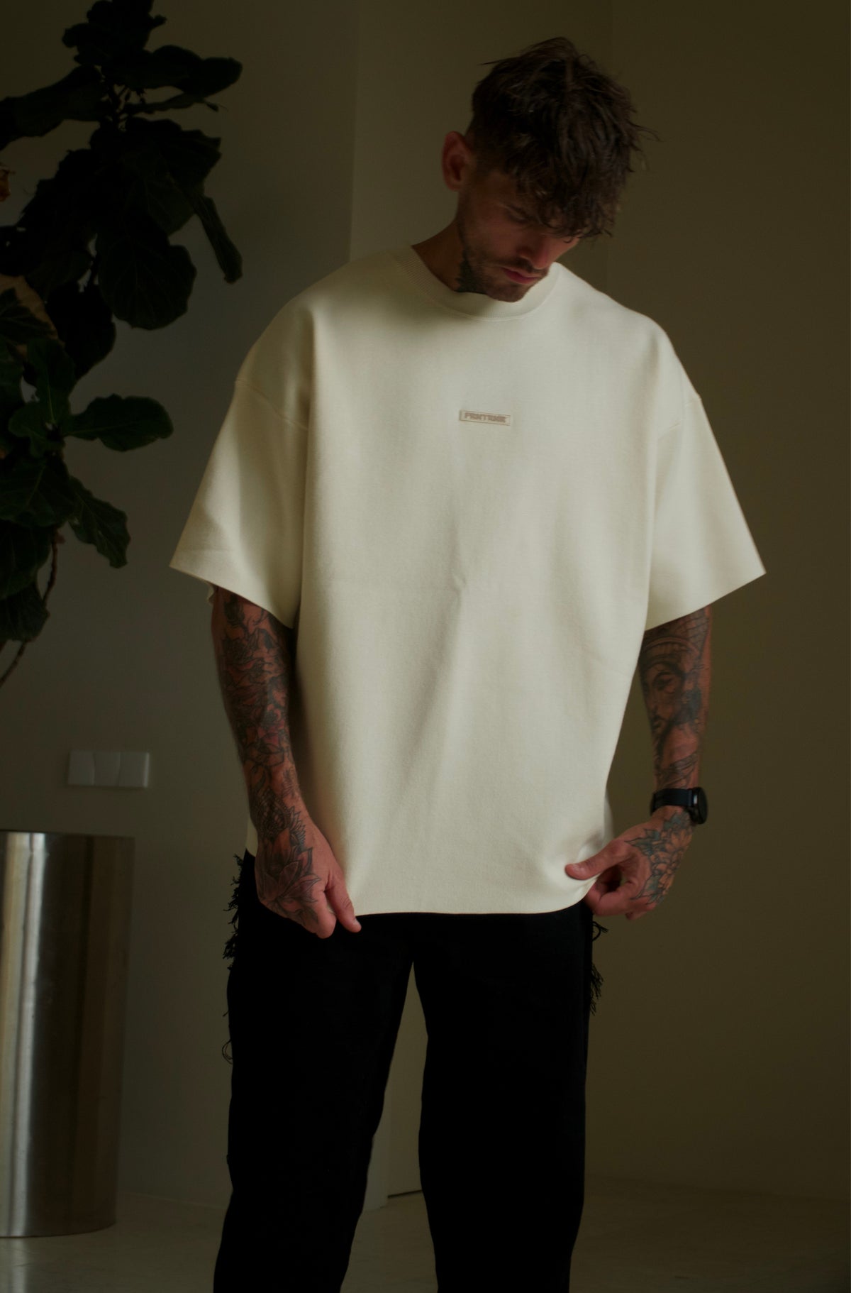 Milano Knit Tee - Vanilla - Men