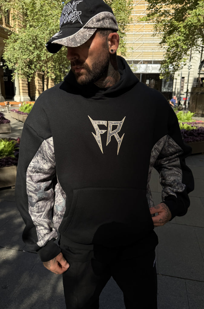 No Mercy Hoodie Black Camo