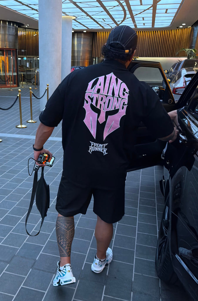 Lead the Charge Tee - Black Bubblegum