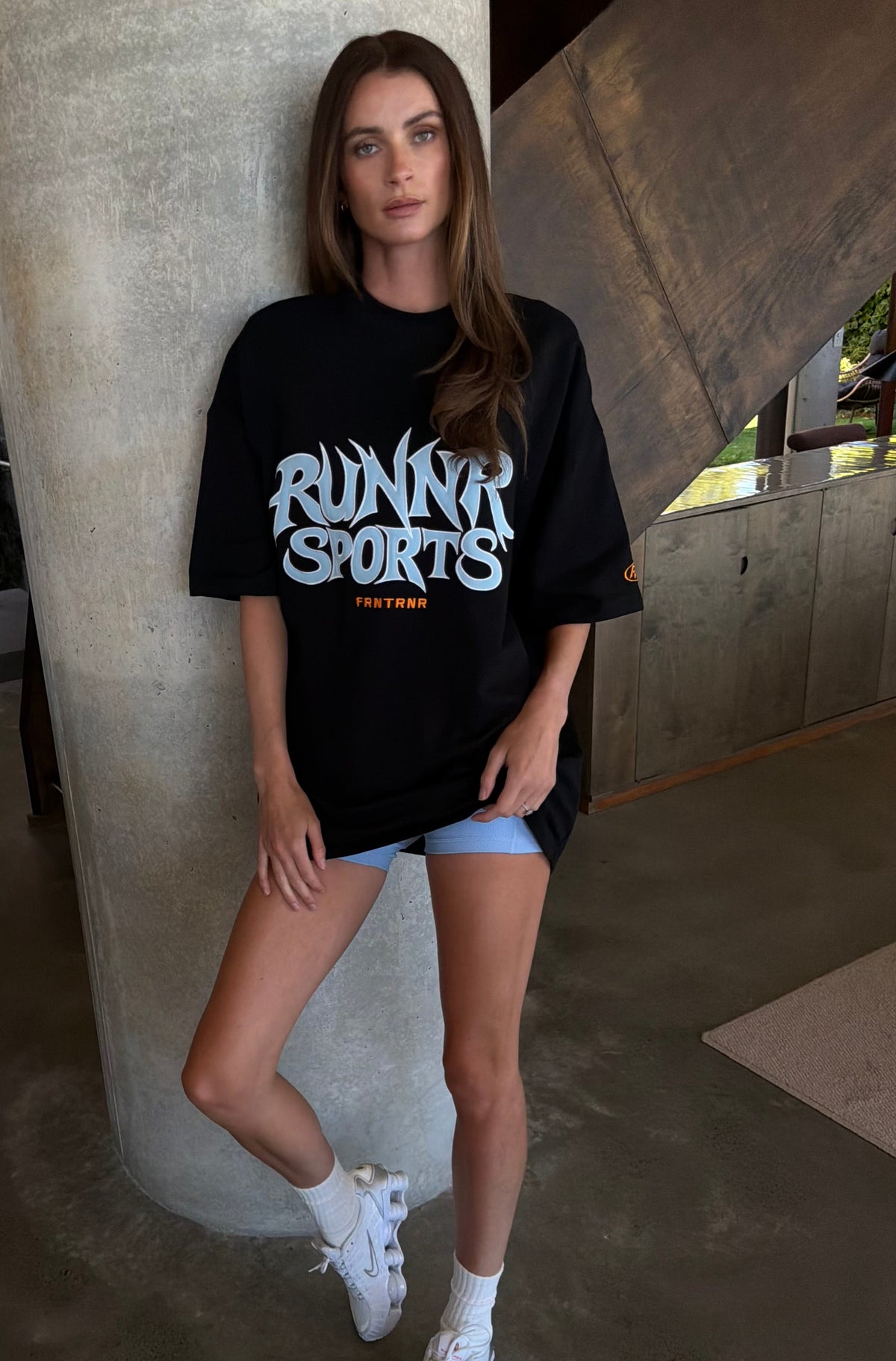 Runner Sports Tee - Black - Women