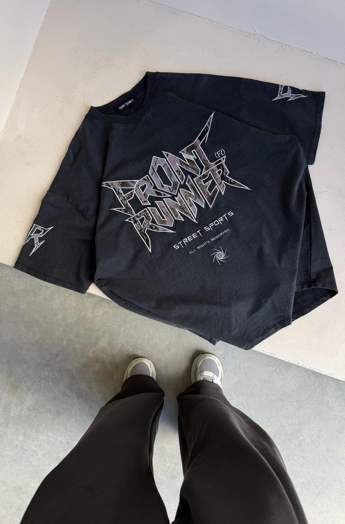 No Mercy Tee Washed Black Camo
