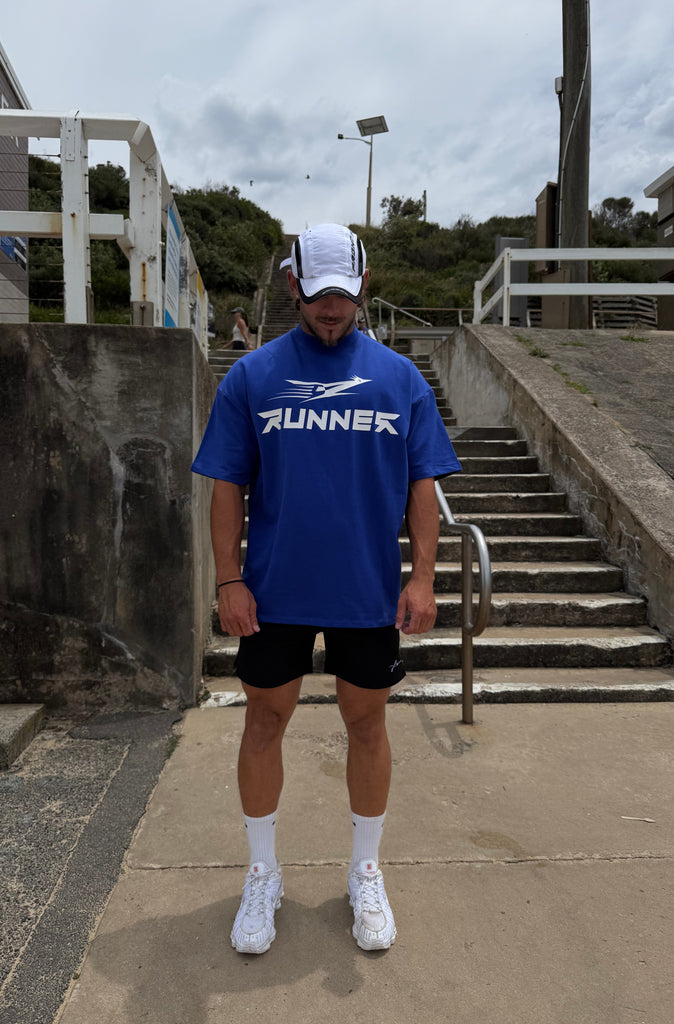 Road Runner Tee - Cobalt