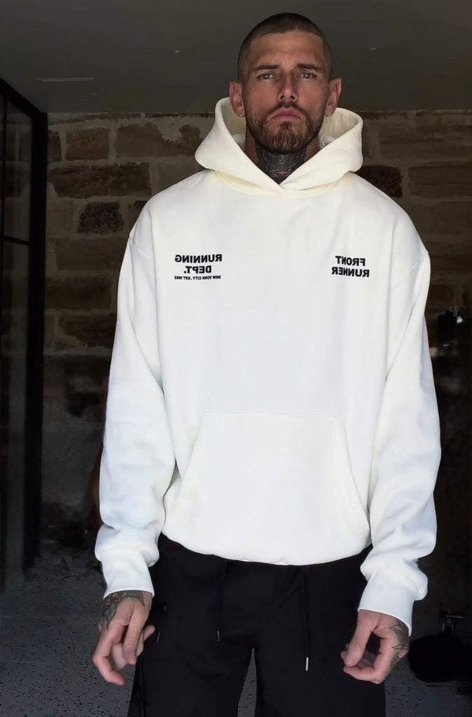 Running Dept Hoodie - Vanilla