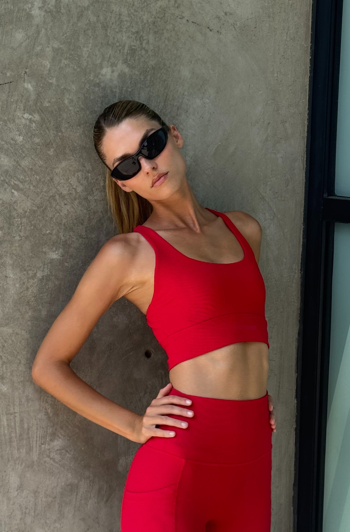 FR Racer Crop - Scarlet