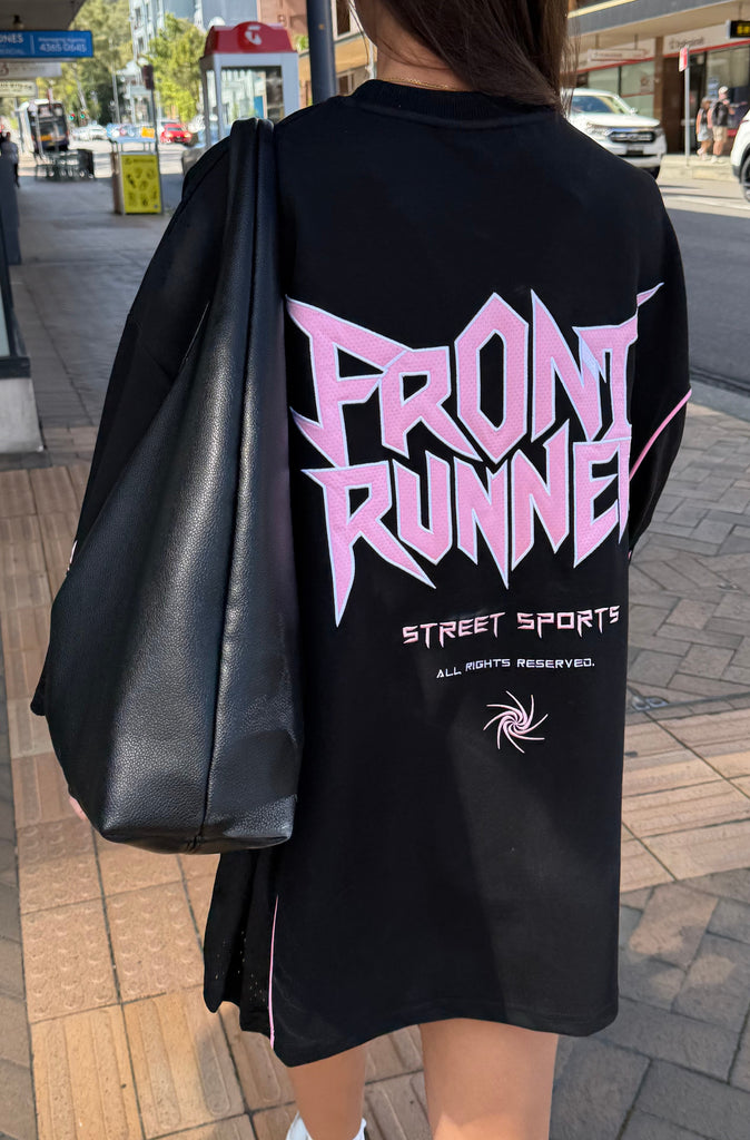 No Mercy Jersey - Black/Candy