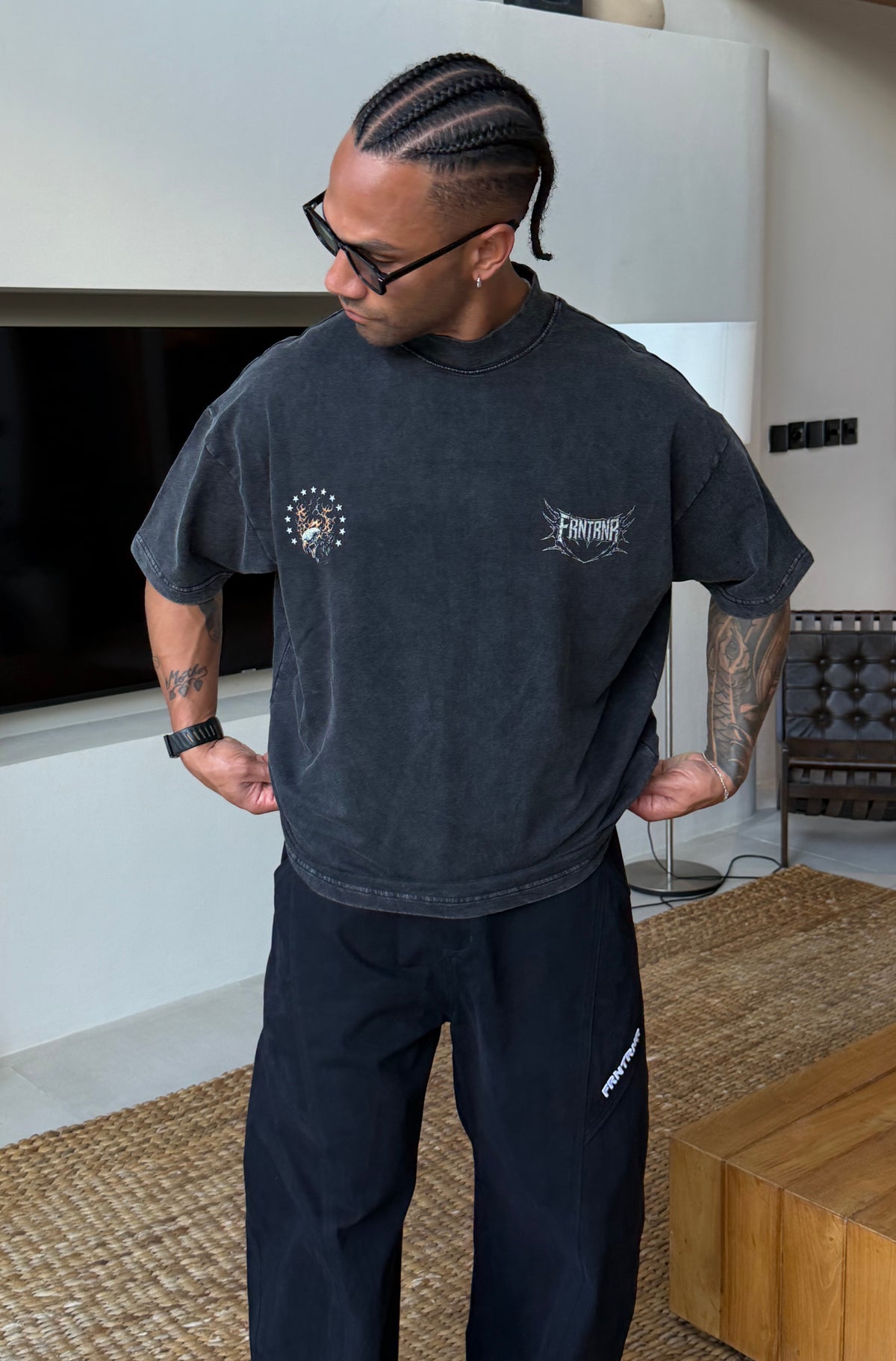 Ashes of Freedom Tee Washed Black [men]