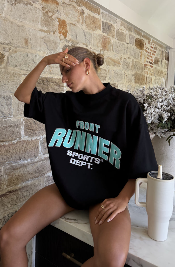 Sports Dept Tee Black Tiffany [women]