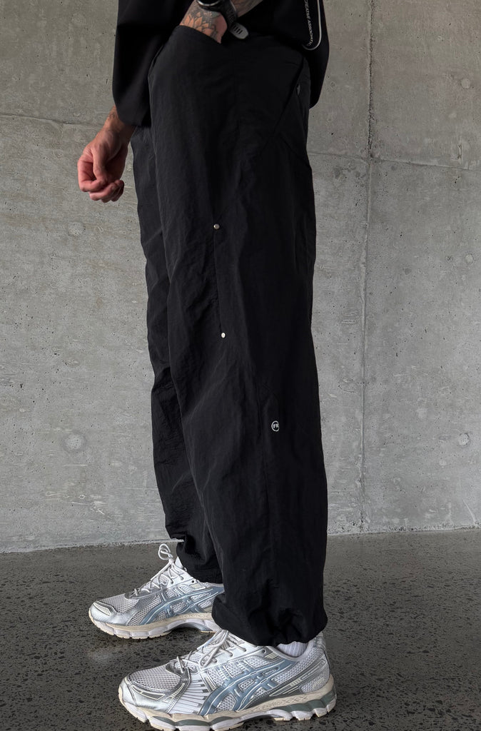 FR Wide Leg Tech Pant - Black