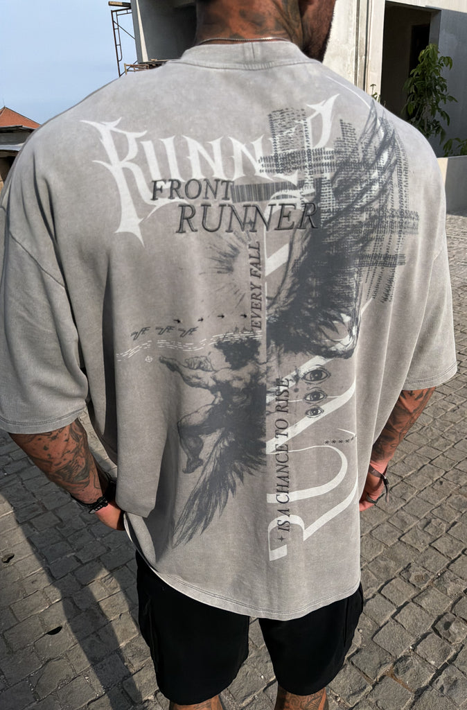 Fall & Rise Tee Concrete