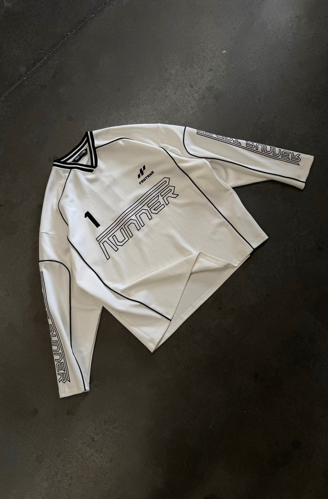 Striker L/S Jersey - White