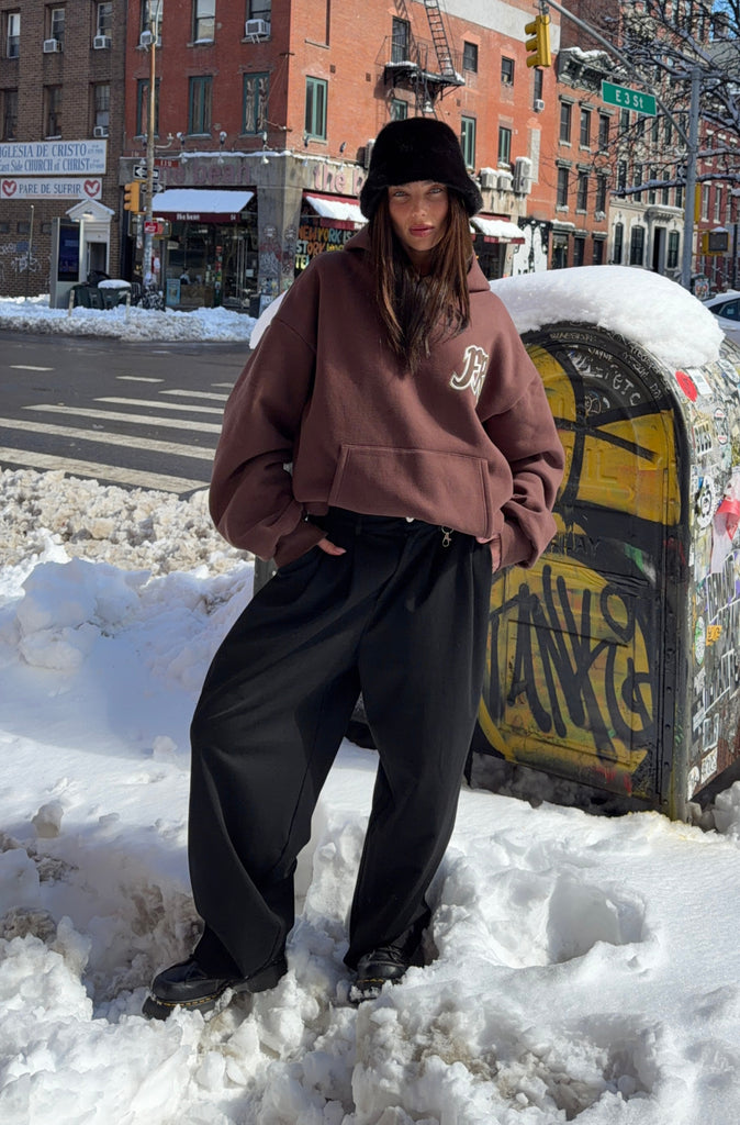 Heritage Hoodie Chocolate